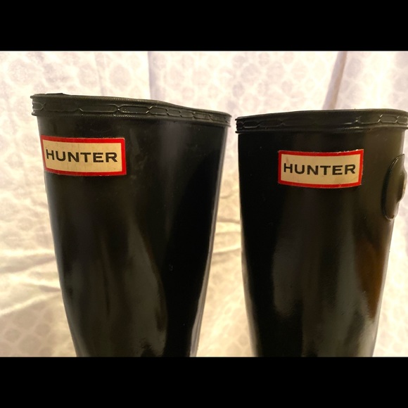 Matte Black Hunter Rainboots - Picture 3 of 11